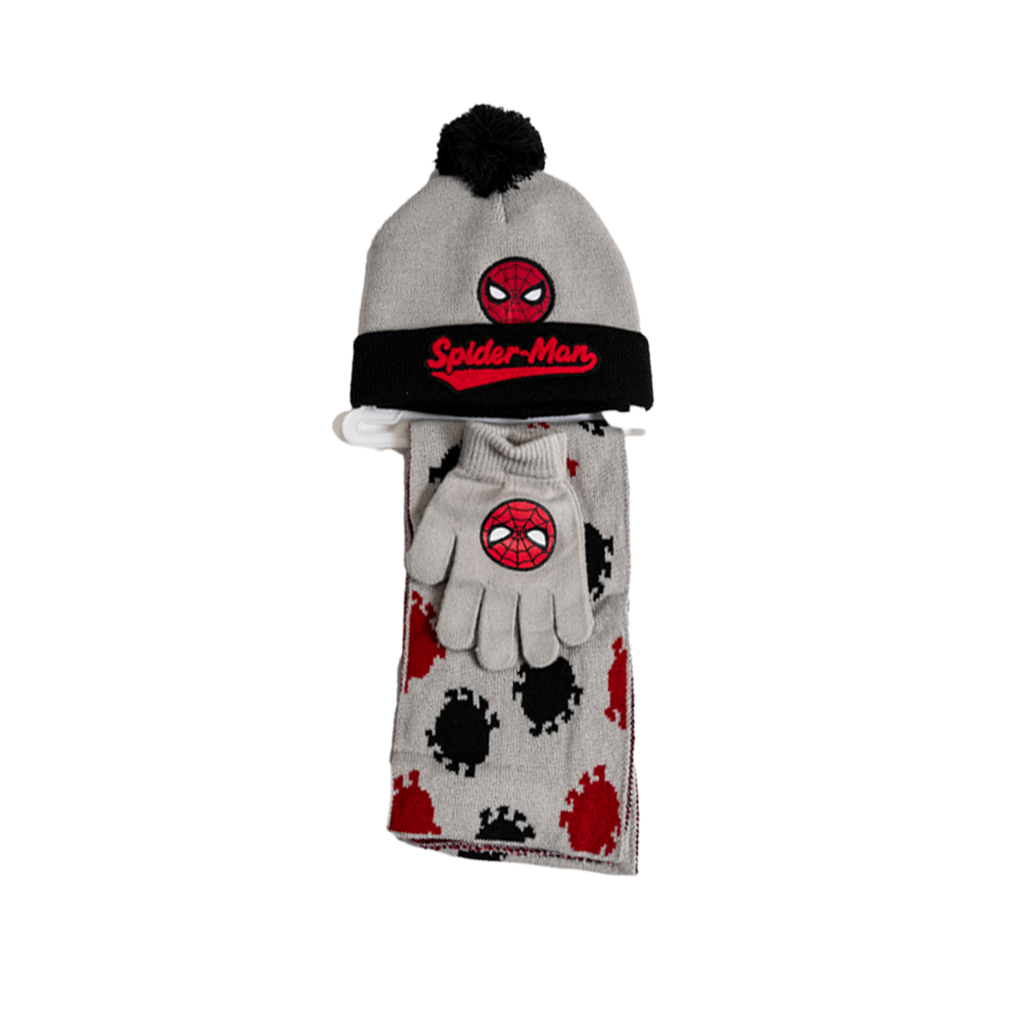 סט חורף - צעיף כובע וכפפות ספיידרמן מארוול - נעלי נמרוד