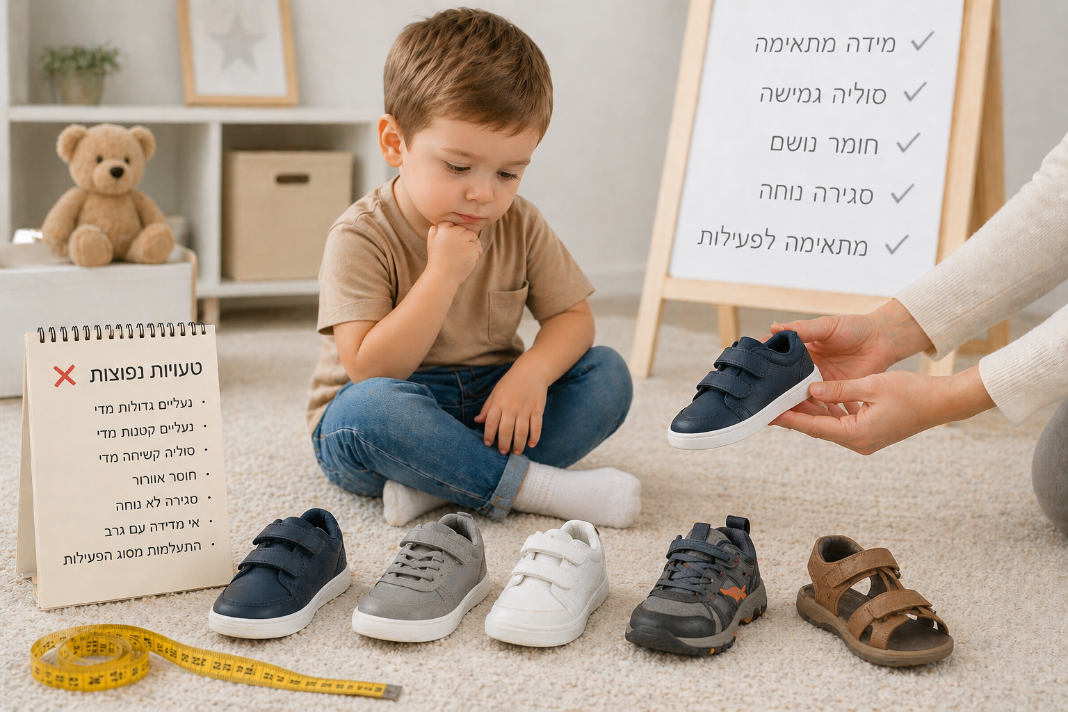 טעויות נפוצות בבחירת נעלי ילדים ומה חשוב לדעת? - נעלי נמרוד