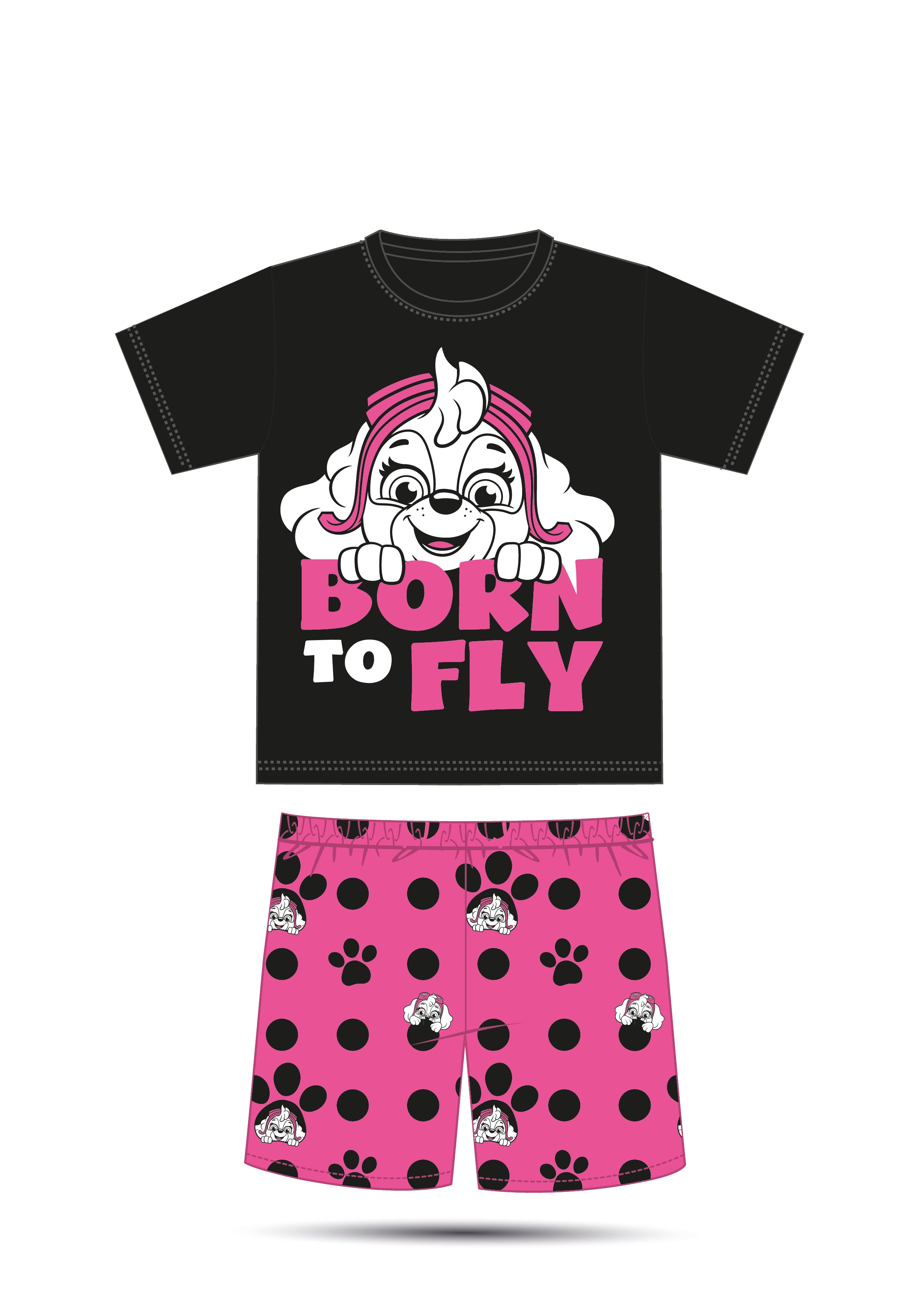 פיג'מה קצרה יחידת החילוץ - סקאי - נעלי נמרוד