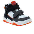 נעלי חורף פעוטות צמדנים - לבן-שחור-אפור