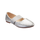 נעלי בלרינה גומי 21EAST - כסף