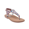 סנדלי בנות אצבע אתניים - ורוד-עתיק