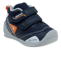 נעלי צעד ראשון VEGAN אלפנטן - כחול-כתום