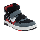 נעלי חורף סקייט 3 צמדנים - שחור-אפור-אדום