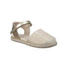 נעלי בלרינה חבל - בז-זהב