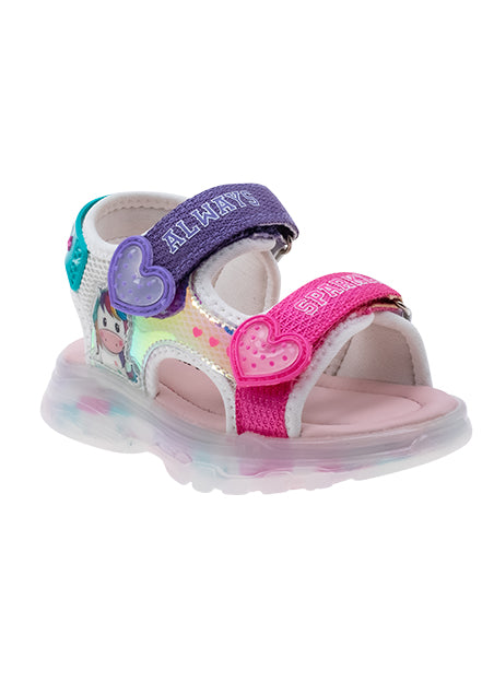 סנדלי חד קרן לבבות - נעלי נמרוד