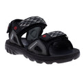 סנדלי סהרה בנים - אפור-שחור