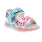 סנדלי אופנה MULTI נמרוד - כסוף-טורקיז-ורוד