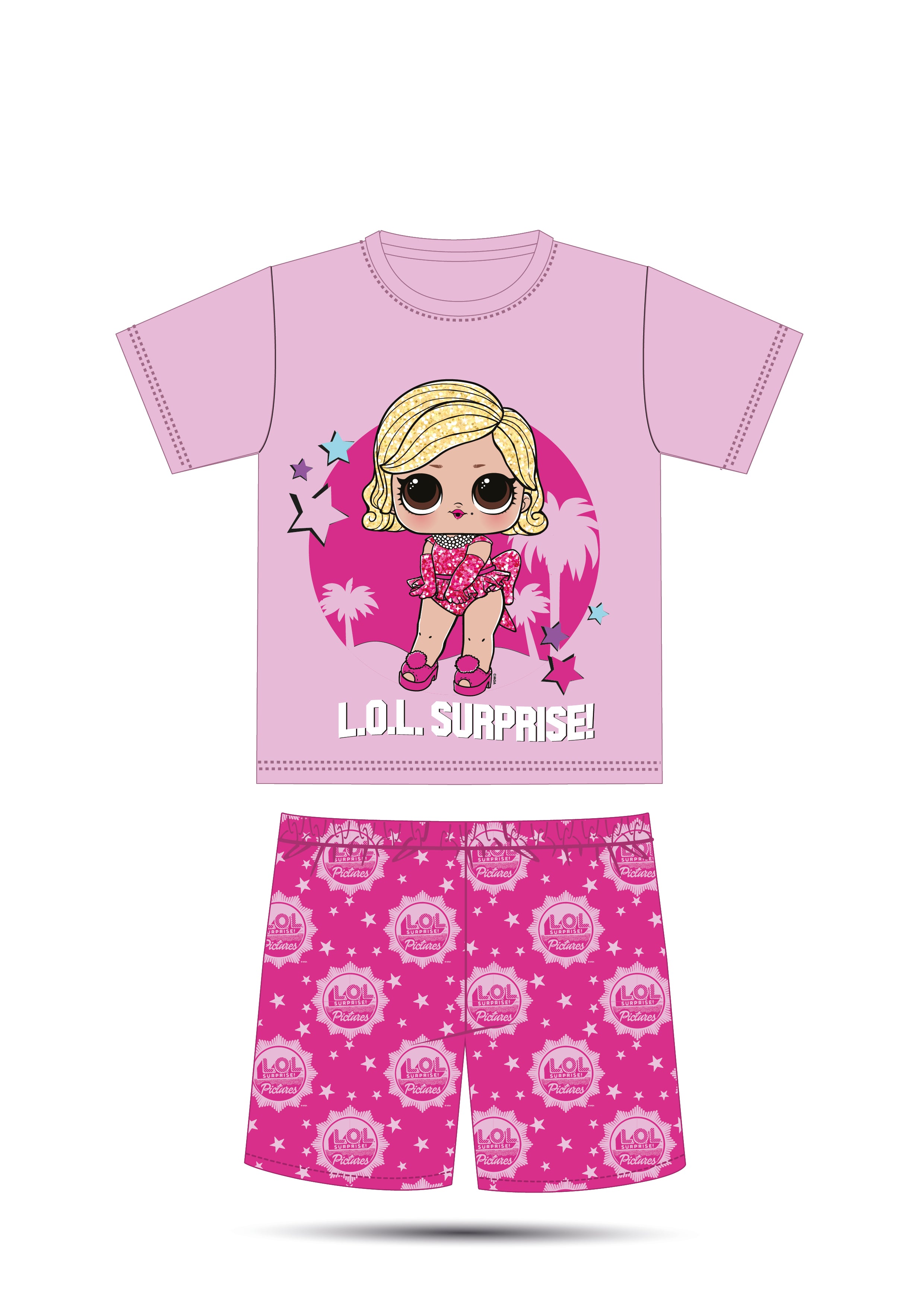 פיג'מה קצרה LOL - נעלי נמרוד