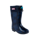 מגפי גשם מארוול - כחול-שחור