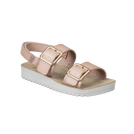 סנדלי אבזמים MAXFLEX - nude