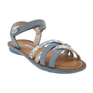 סנדלי בנות איקסים FANTASY - אפור-תכלת