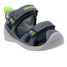 סנדלי צעד ראשון VEGAN נמרוד - אפור-כחול-ירוק