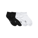 מארז 8 זוגות גרביים קרסוליות - לבן-שחור