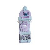 סט חורף - צעיף כובע וכפפות סטיץ' דיסני - נעלי נמרוד