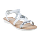סנדלי בנות מנצנצים FANTASY - לבן-לק