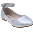 בלרינה 21EAST סגירת קרסול ורוד - כסף