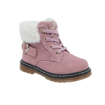 מגפון עור בשילוב פרווה אלפנטן - נעלי נמרוד