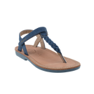 סנדלי בנות אצבע צמה - גינס