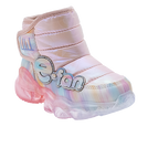 מגפון סקי תאורה אלפנטן WATERPROOF - ורוד-שי