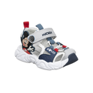 סנדלי מיקי מאוס דיסני - אפור-כחול-אדום