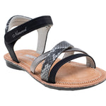 סנדלים פסים אלכסוניים - נעלי נמרוד