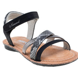 סנדלים פסים אלכסוניים - נעלי נמרוד