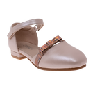 נעלי בלרינה עקב - nude