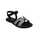 סנדלי SPIRIT אופנה נמרוד - שחור-כסוף