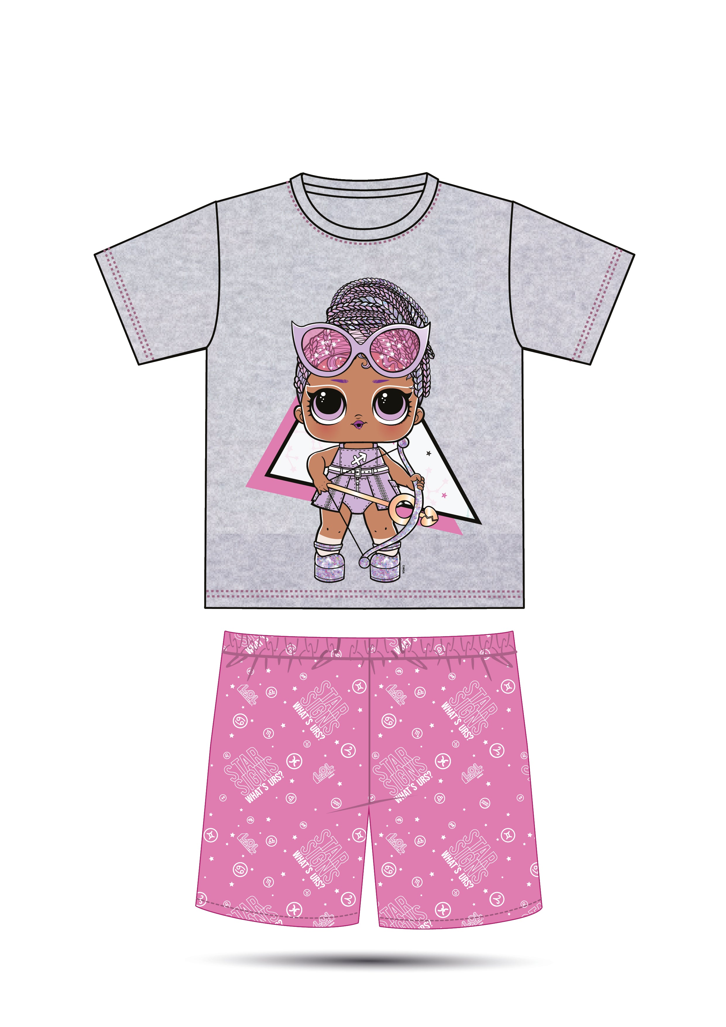 פיג'מה קצרה LOL - נעלי נמרוד