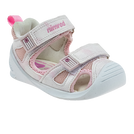 סנדלי צעד ראשון VEGAN נמרוד - לבן-ורוד