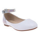 בלרינה 21EAST סגירת קרסול - לבן-מראה