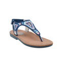 סנדלי בנות אצבע אתניים - כחול-מיוחד