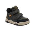 נעלי פעוטות חורף צמדנים - שחור-חאקי-אפור