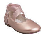 בלרינה גומי פעוטות - זהב-ורוד