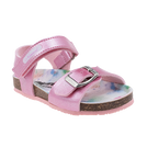 סנדלי שעם בנות - ורוד-כסוף