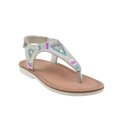 סנדלי בנות אצבע אתניים - בז