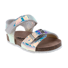 סנדלי שעם בנות - לבן-מראה