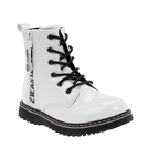 מגף אופנה 21EAST - לבן-לק