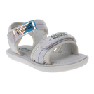 סנדלי VEGAN נמרוד - לבן-כסוף