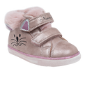 נעלי חורף פעוטות חתול - זהב-ורוד