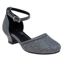 נעלי בלרינה עקב 21EAST - אפור-מטאלי
