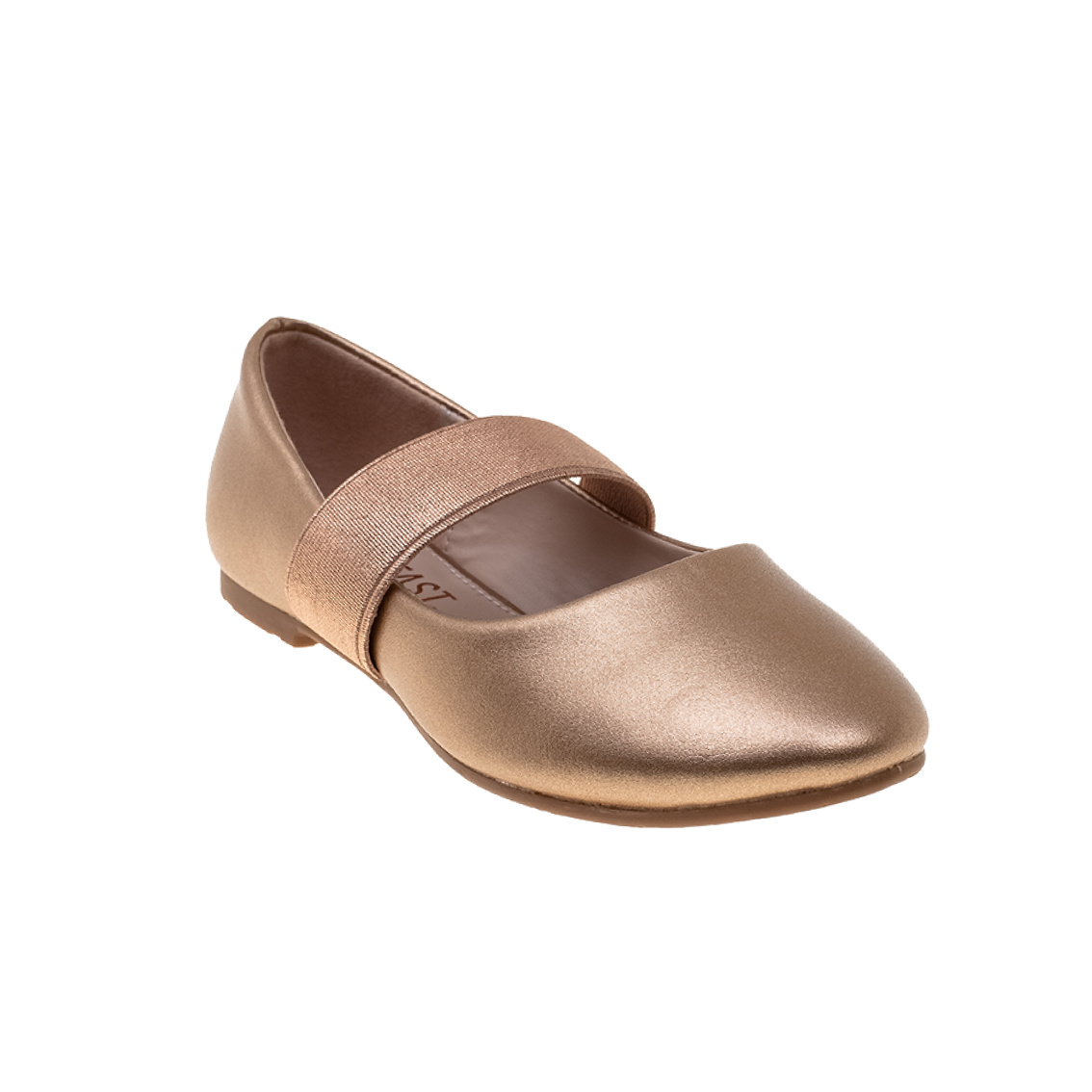 נעלי בלרינה גומי זהב 21EAST - נעלי נמרוד