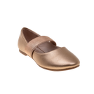 נעלי בלרינה גומי 21EAST - זהב-ורוד