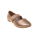 נעלי בלרינה גומי זהב 21EAST - נעלי נמרוד