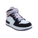 נעלי ספורט אופנה סקייט גבוהות - שחור-לבן-סגול