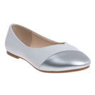 נעלי בלרינה 21EAST - לבן-כסוף