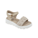 סנדלי פלטפורמה 21EAST - טבעי-לבן