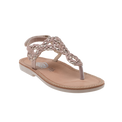 סנדלי אצבע קלועים נמרוד - זהב-ורוד