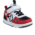 נעלי ספורט SKATE 3/4 אלפנטן - לבן-שחור-אדום